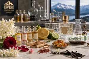 مواد اولیه و اسانس‌های مورد استفاده در شرکت جیودان برای تولید رایحه عطر