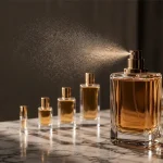 نمایش تعداد تقریبی پاف عطر در حجم‌های مختلف شیشه عطر